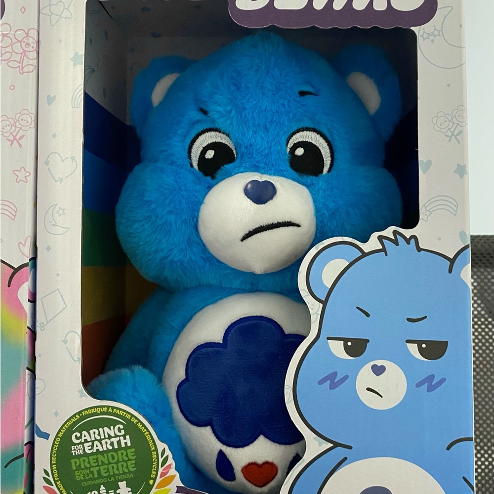 Grumpy Bear Blue Plush Toy